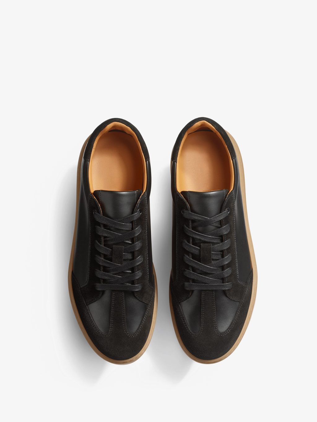 Bascket Oslo en cuir noir