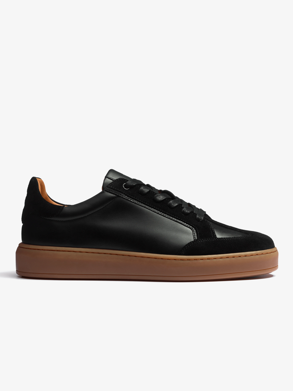 Bascket Oslo en cuir noir
