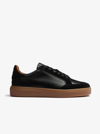 Basket Oslo en cuir noir