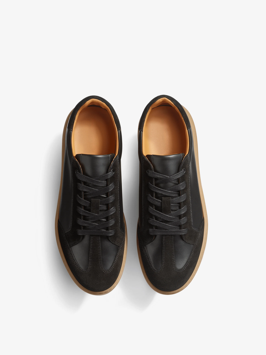 Basket Oslo en cuir noir