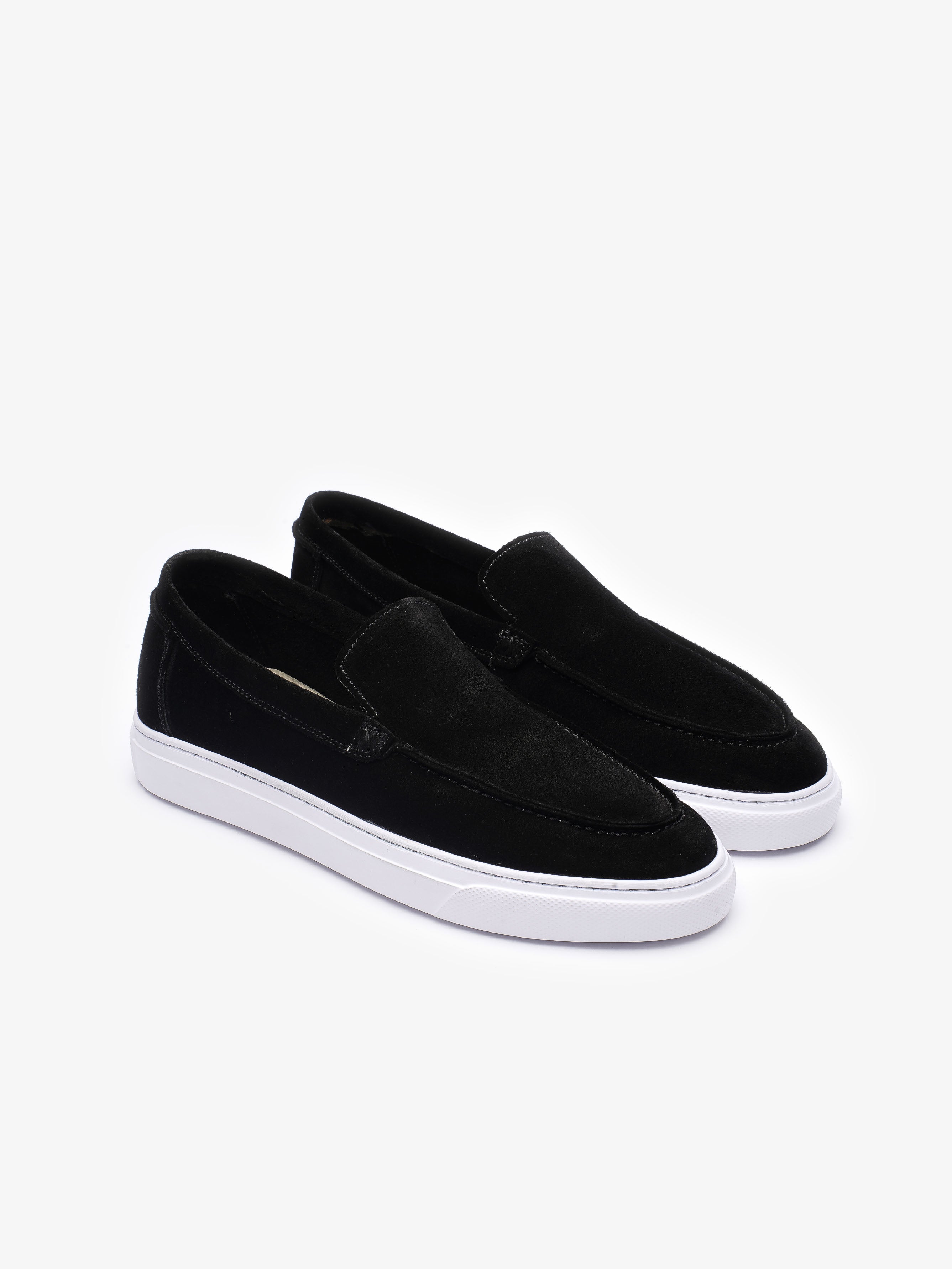 mocassin Porto en daim Noir