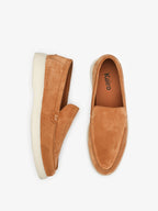 Mocassin Napoli en daim camel