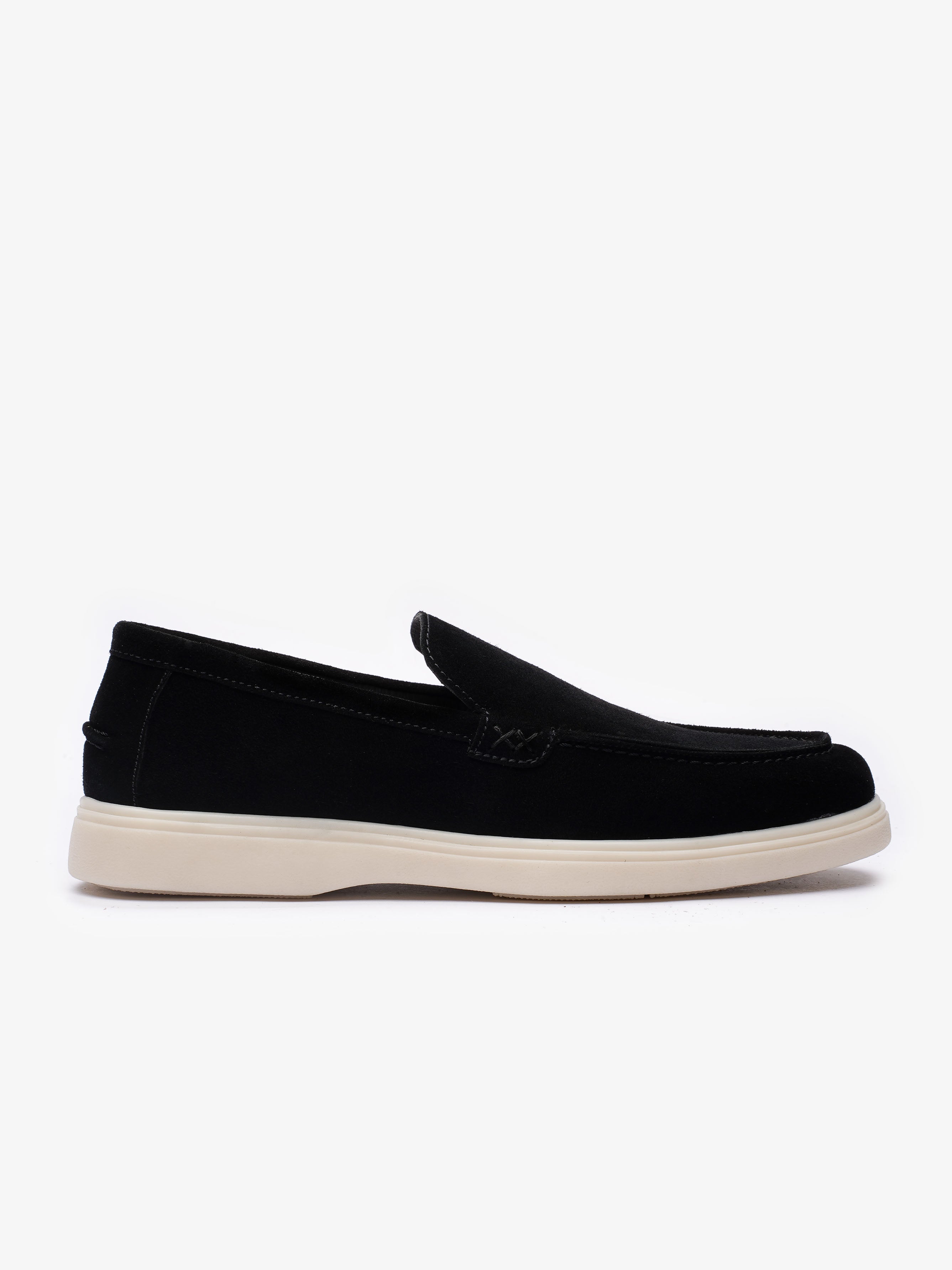 Mocassin Napoli en daim noir