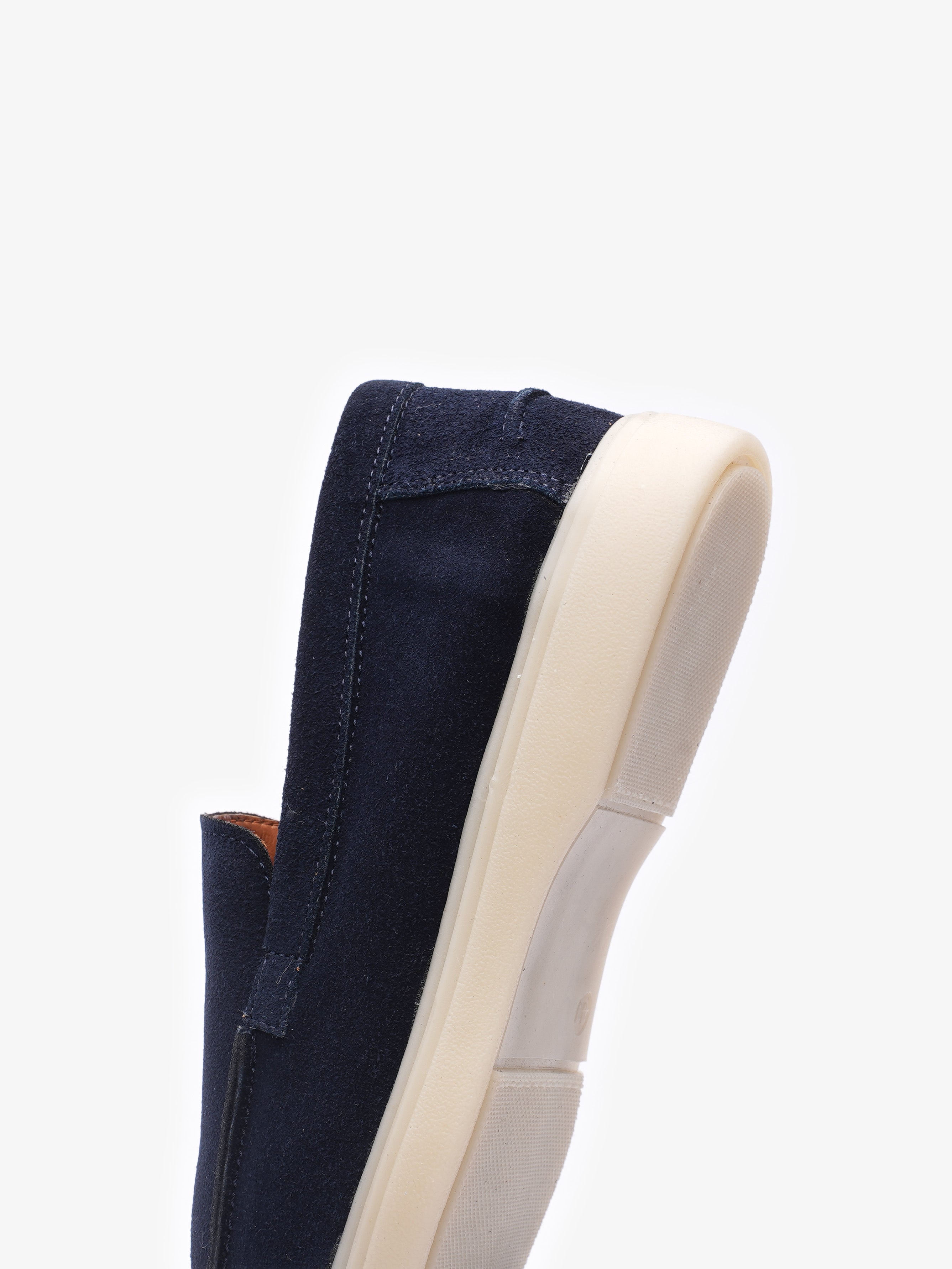 Mocassin Valence en daim Bleu Nuit