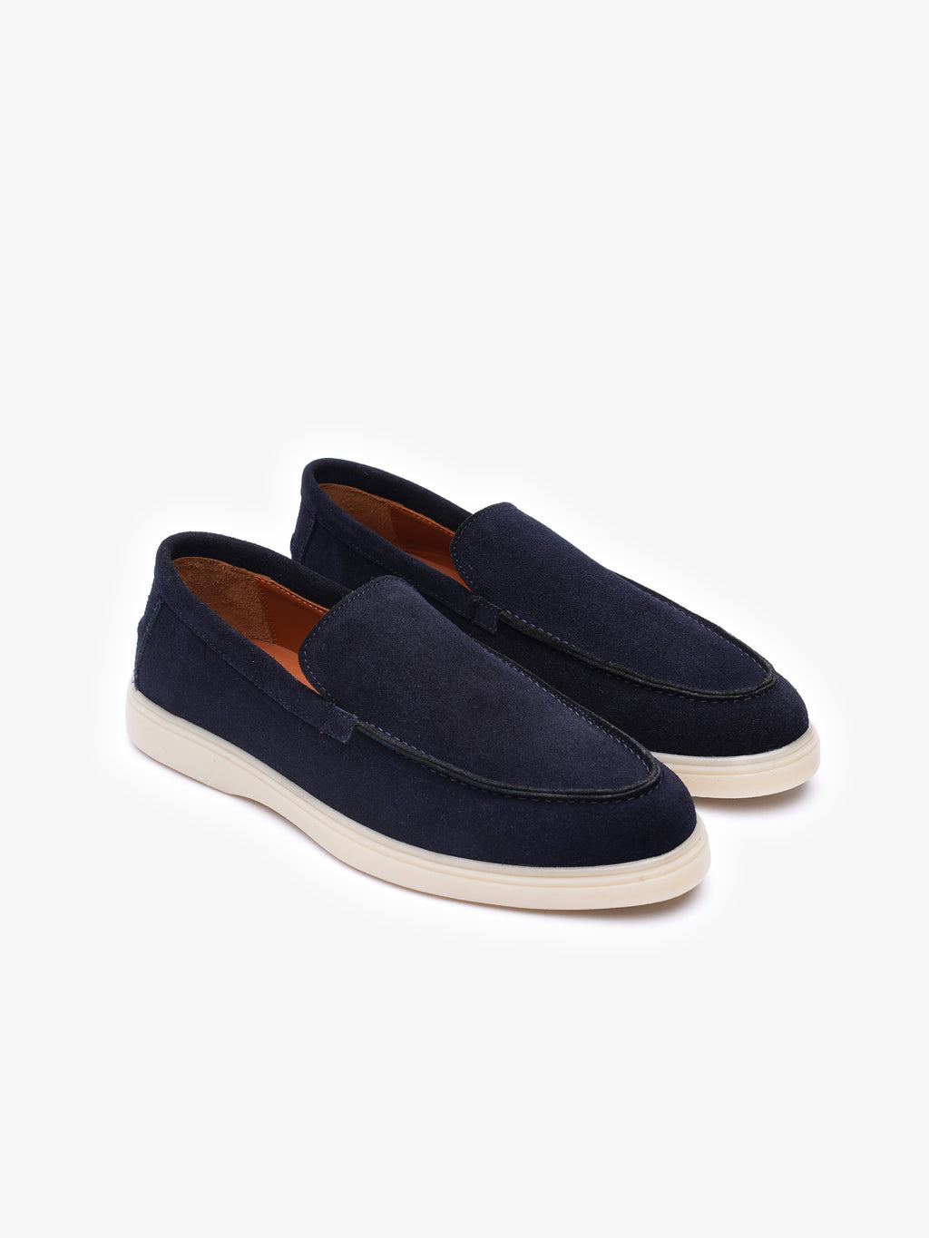 Mocassin Valence en daim Bleu Nuit
