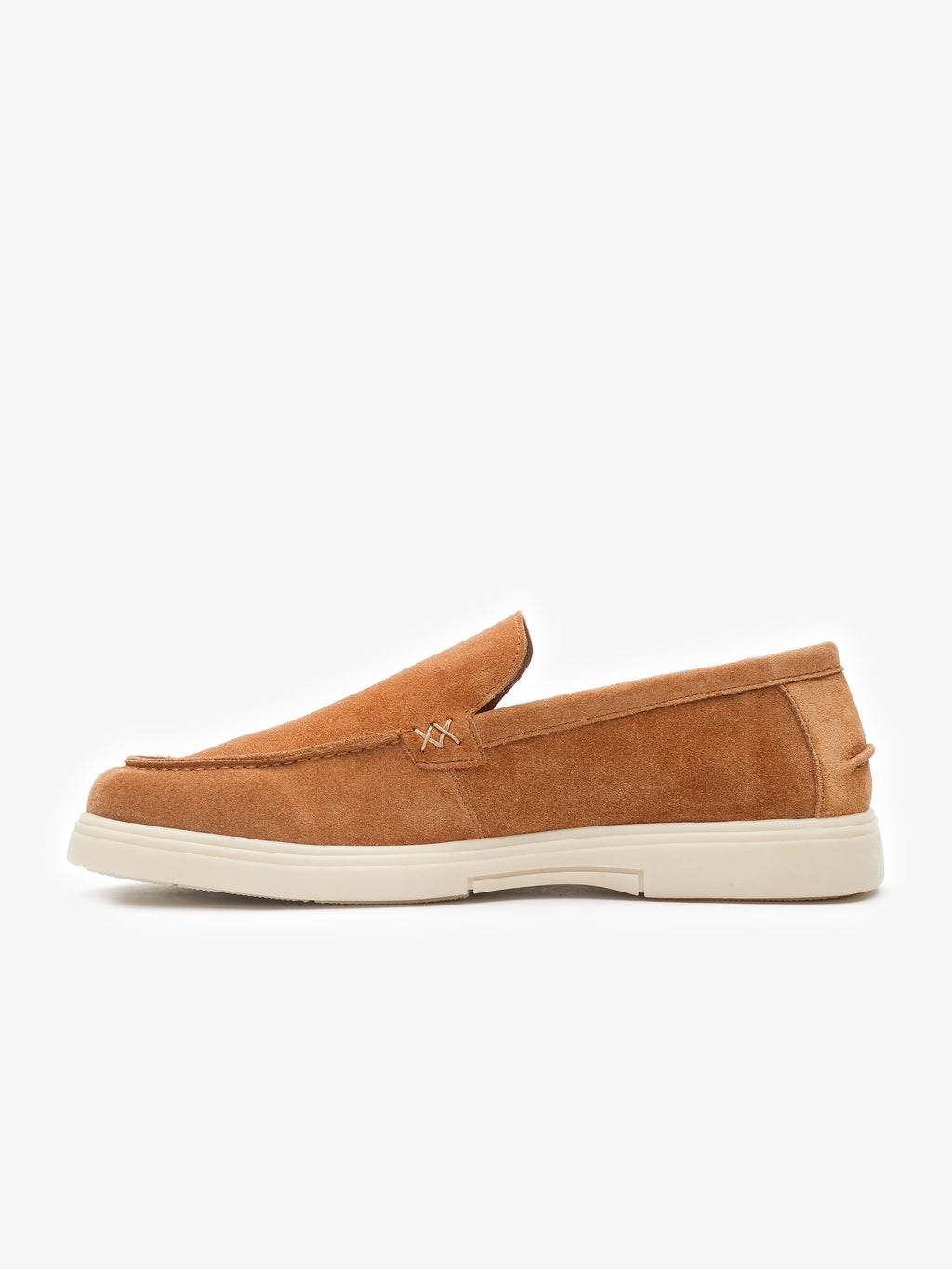 Mocassin Napoli en daim camel
