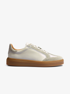 Basket Oslo en cuir blanc