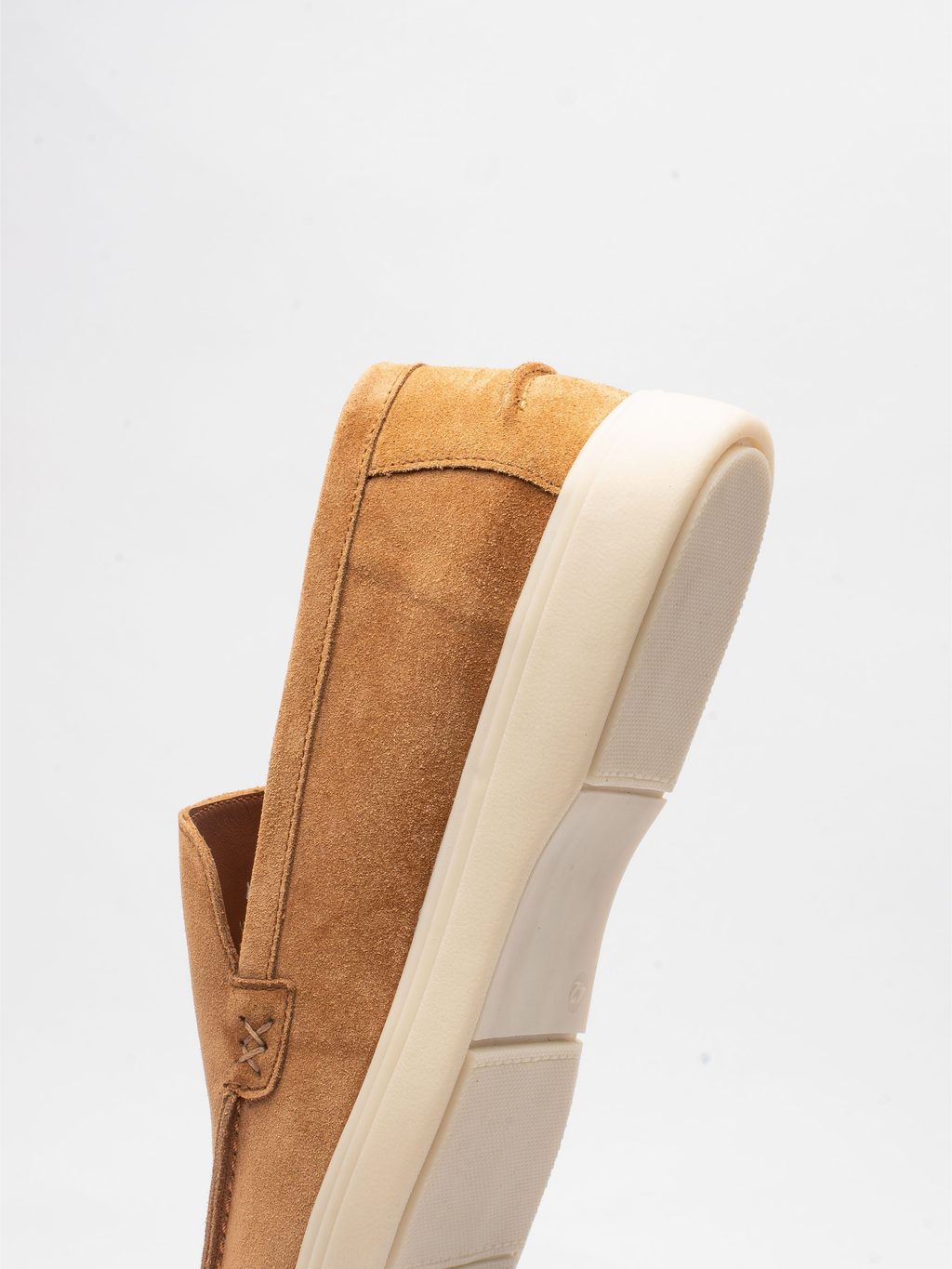 Mocassin Napoli en daim camel
