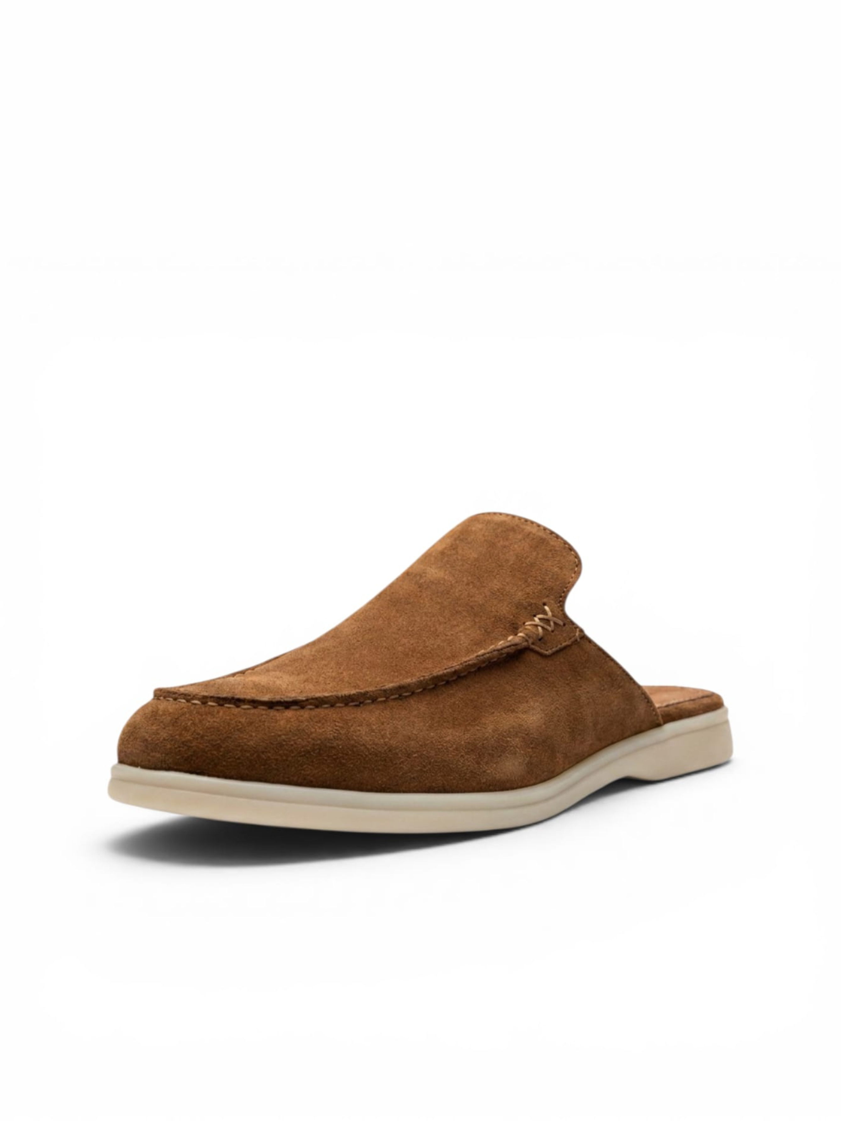 Babouche Kairo daim tabac