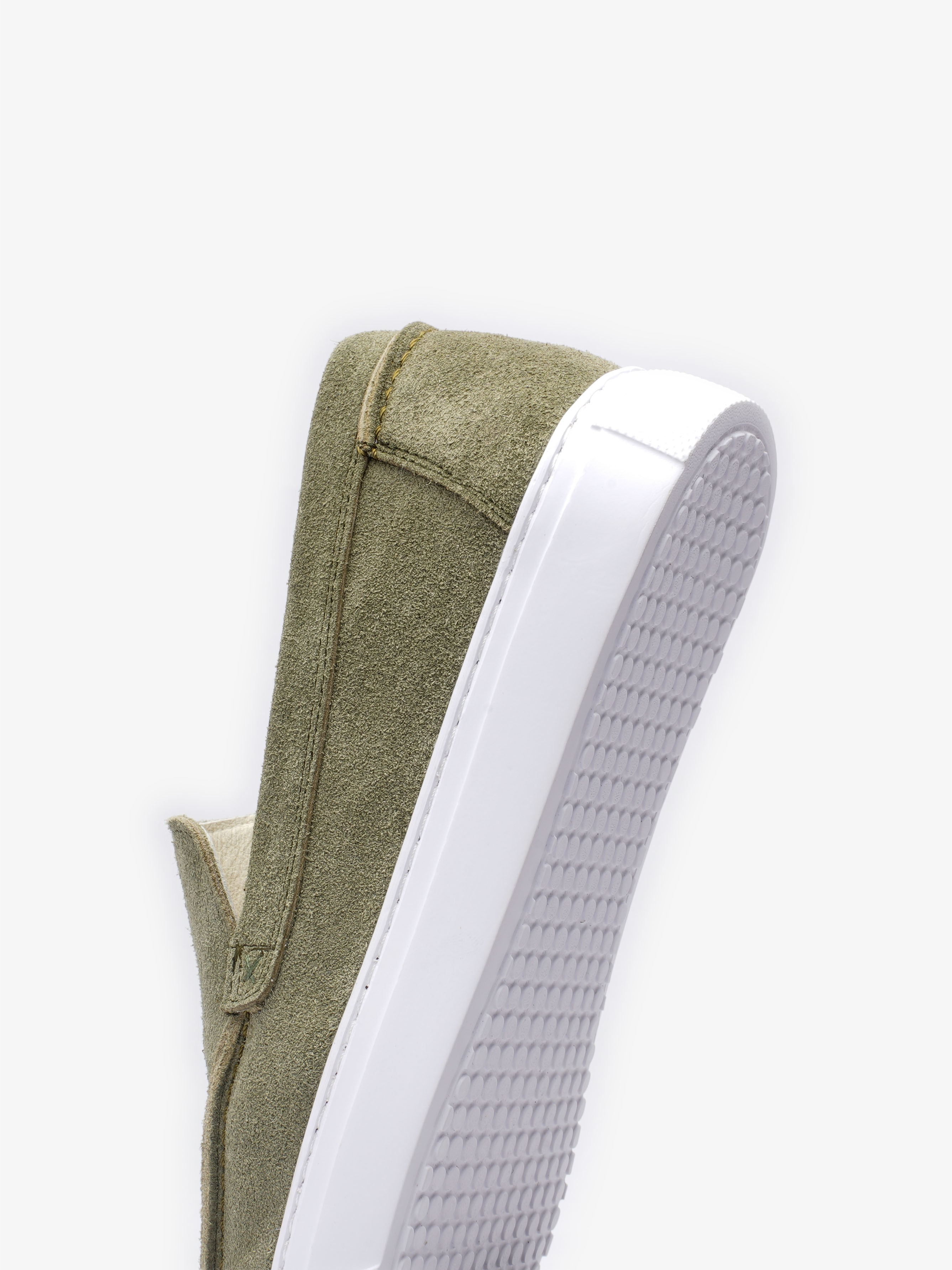 mocassin Porto en daim kaki