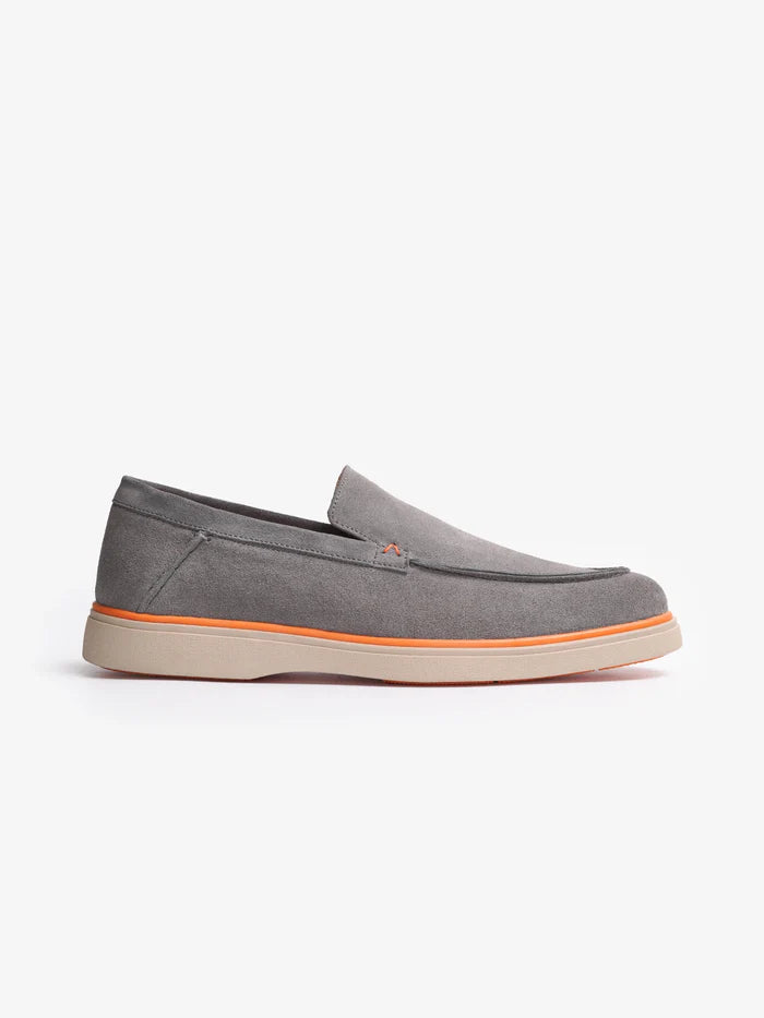 Mocassin Rome en daim Gris